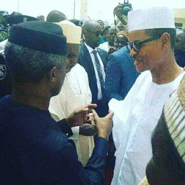 Acting President Osinbajo Meets With Buhari